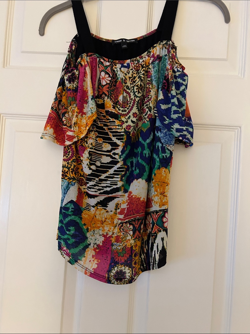 Cold shoulder blouse